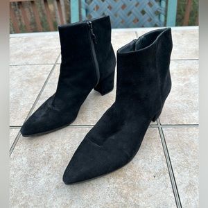 Stuart Weitzman booties in Black suede